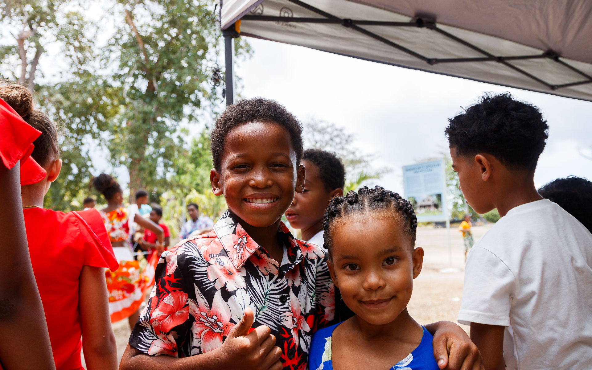 Creole festival at Praslin children performance