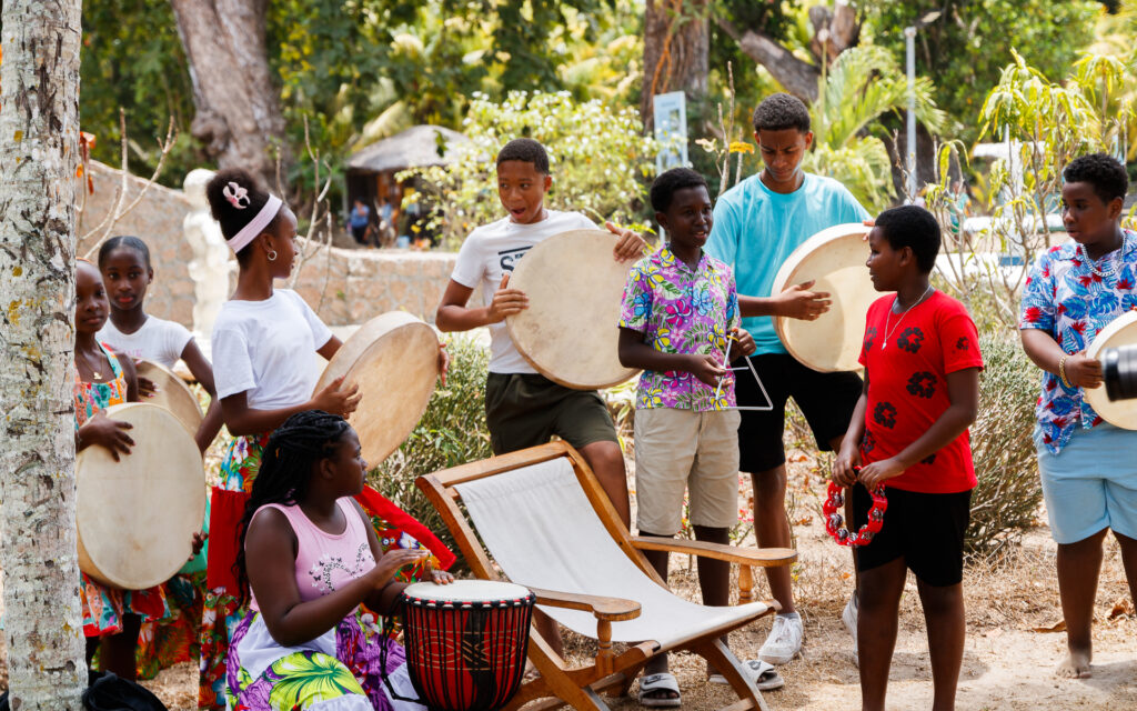 Fregate Island Foundation donated the musical instruments