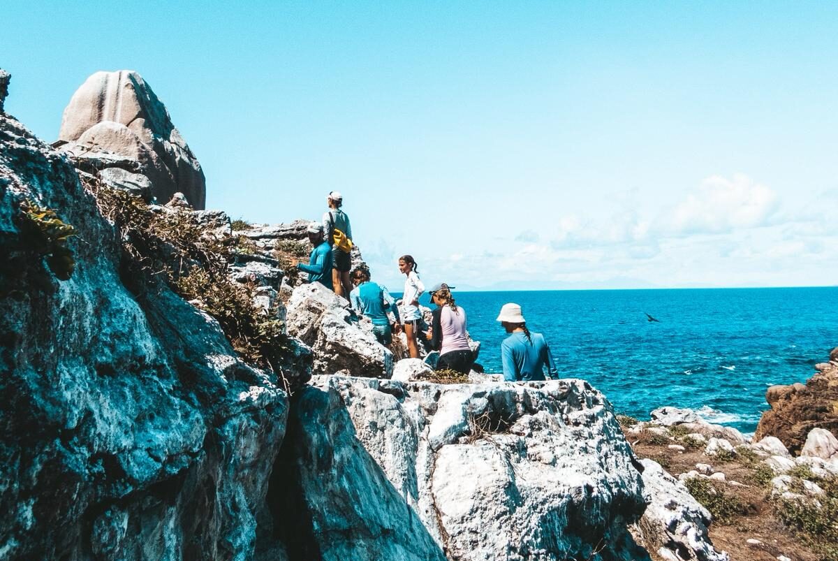 Conservation visiting Little Fregate